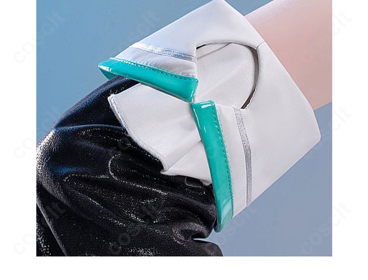 初音ミク コスプレ衣装 袖デザインディテール|特徴的な長袖デザインで未来感と可愛さを両立