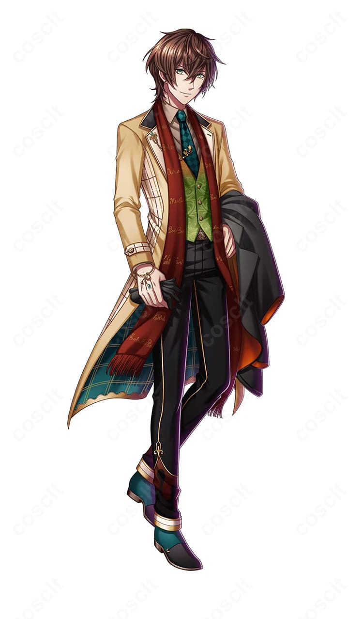 夢王国と眠れる100人の王子様 ジョシュア『君のチョコは誰のもの？』王子コスプレ衣装を着用したキャラクター全身ビジュアル｜上品で礼儀正しいジョシュア王子の魅力を再現した高品質コスプレ衣装【COSCLT公式】