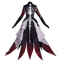 原神 ロノヴァ 死の執政 コスプレ衣装 高品質フルセット｜ワンピース＋ベール＋アクセサリー付き - 2枚目の画像（サムネイル）