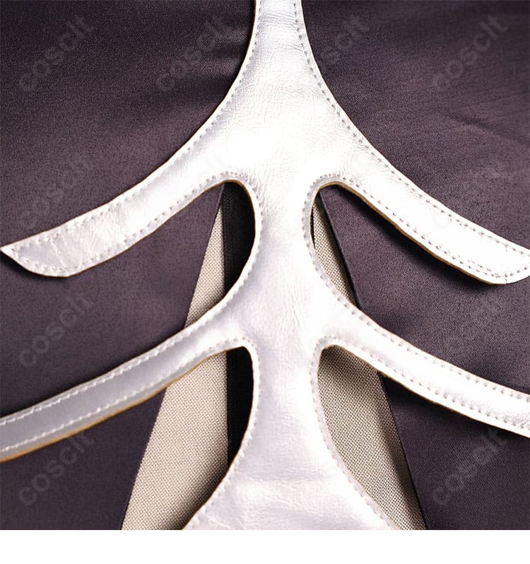 原神 ロノヴァ 死の執政 コスプレ衣装 背面装飾ディテール|背面にも重厚なデザインが施され、再現度抜群。