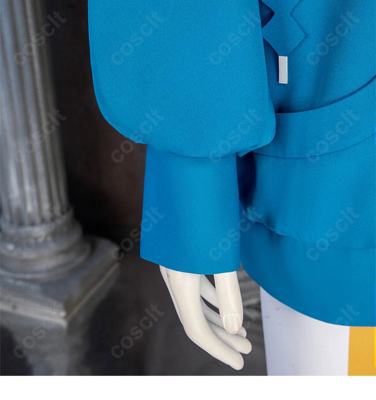 ポケモンレジェンズZ-A デウロ コスプレ衣装 袖口装飾ディテール｜袖のラインと装飾パーツを高精度で再現。