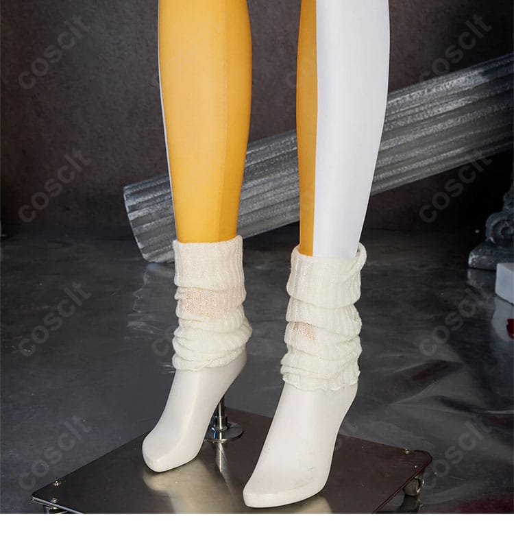 ポケモンレジェンズZ-A デウロ コスプレ衣装 レッグソックス装飾ディテール｜足元まで丁寧に再現されたデザイン性の高い脚部装飾。