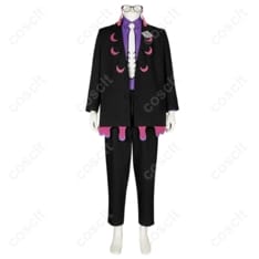 COSCLT公式／ポケモンレジェンズ Z-A カラスバ コスプレ衣装 シャツ＋ズボン＋ネクタイ＋メガネセット - 1枚目の画像（サムネイル）