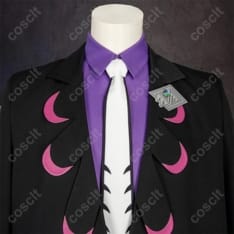 COSCLT公式／ポケモンレジェンズ Z-A カラスバ コスプレ衣装 シャツ＋ズボン＋ネクタイ＋メガネセット - 6枚目の画像（サムネイル）