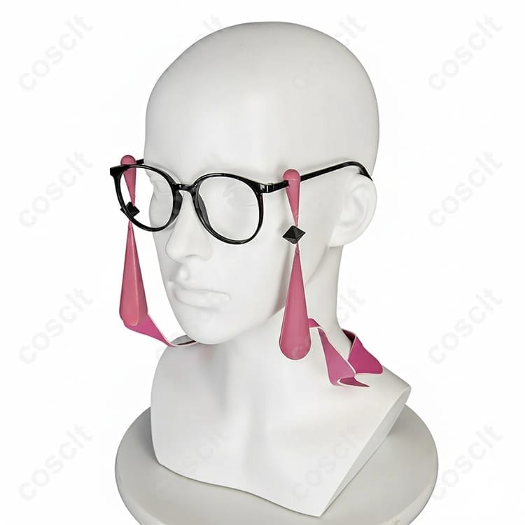 COSCLT公式／ポケモンレジェンズ Z-A カラスバ コスプレ衣装 シャツ＋ズボン＋ネクタイ＋メガネセット - 4枚目の画像