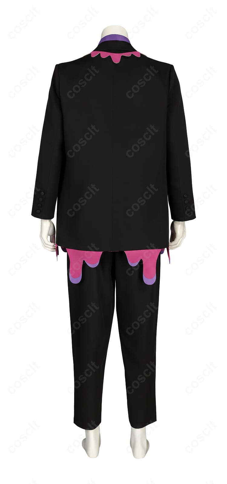 ポケモンレジェンズZ-A カラスバ コスプレ衣装 背面図｜細部まで丁寧に作られた背面デザイン