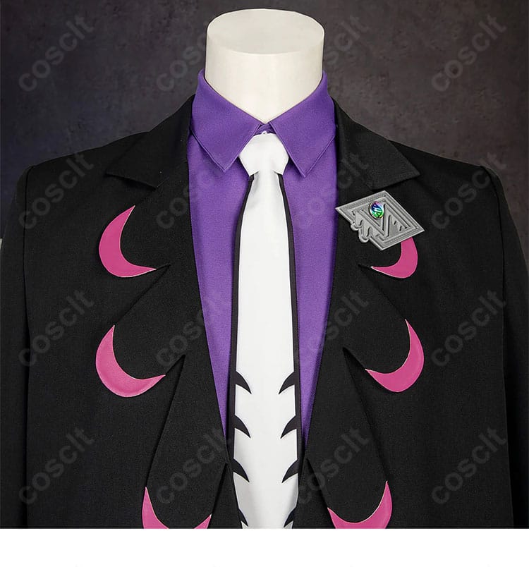 ポケモンレジェンズZ-A カラスバ ネクタイ装飾ディテール｜上品な色合いとキャラ再現性抜群