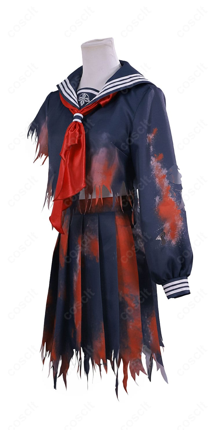 原神 コスプレ衣装 右側面図|シルエットや立体感を確認できるサイドアングル