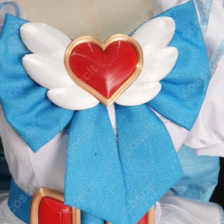 プリパラ 白玉みかん シルキーハートサイリウムコーデ コスプレ衣装｜天使のようなラブリー系ドレス【COSCLT公式】 - 3枚目の画像