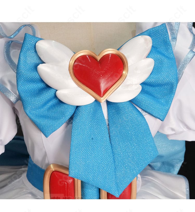プリパラ 白玉みかん コスプレ衣装 胸前ハート＆リボン装飾ディテール｜ラブリー感満点の可愛いデザイン