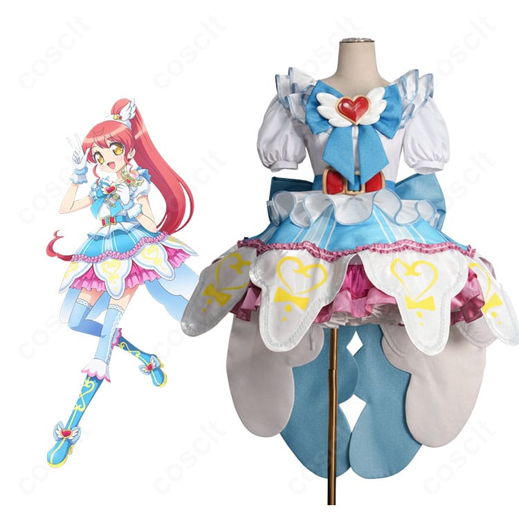 プリパラ 白玉みかん シルキーハートサイリウムコーデ コスプレ衣装 着用イメージ｜天使モチーフのラブリー系デザイン