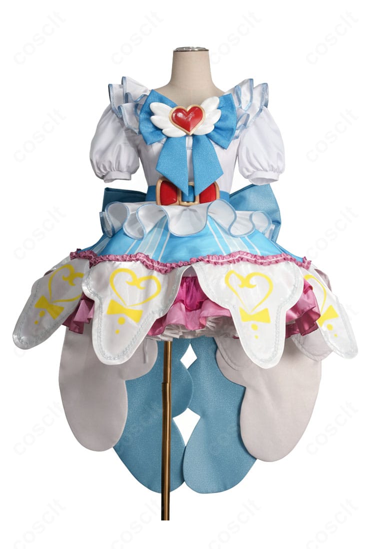 プリパラ 白玉みかん シルキーハートサイリウムコーデ コスプレ衣装 正面全体写真｜高再現で可憐な天使スタイル