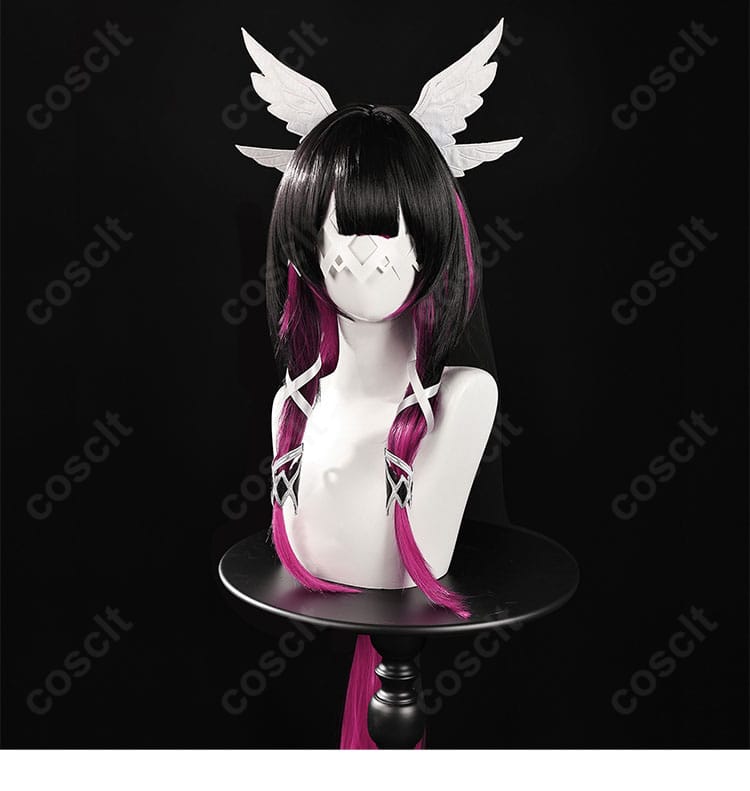 原神 コロンビーナ（月の少女）コスプレ衣装 髪飾りディテール 正面アップ｜精巧な造形・高再現度【COSCLT】