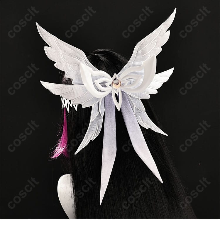 原神 コロンビーナ（月の少女）コスプレ衣装 ヘッドアクセサリー 背面ディテール｜繊細な装飾で美しく再現【COSCLT】