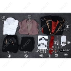 原神 ディルック レッドデッド・オブ・ナイト コスプレ衣装｜アカツキワイナリーの貴公子 高品質フルセット - 5枚目の画像（サムネイル）