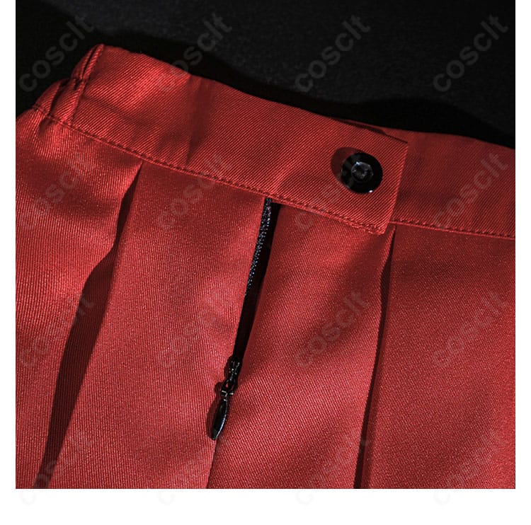 アズールレーン 大鳳 バニーガール コスプレ衣装｜スカート、ボタン、ジッパーの細部