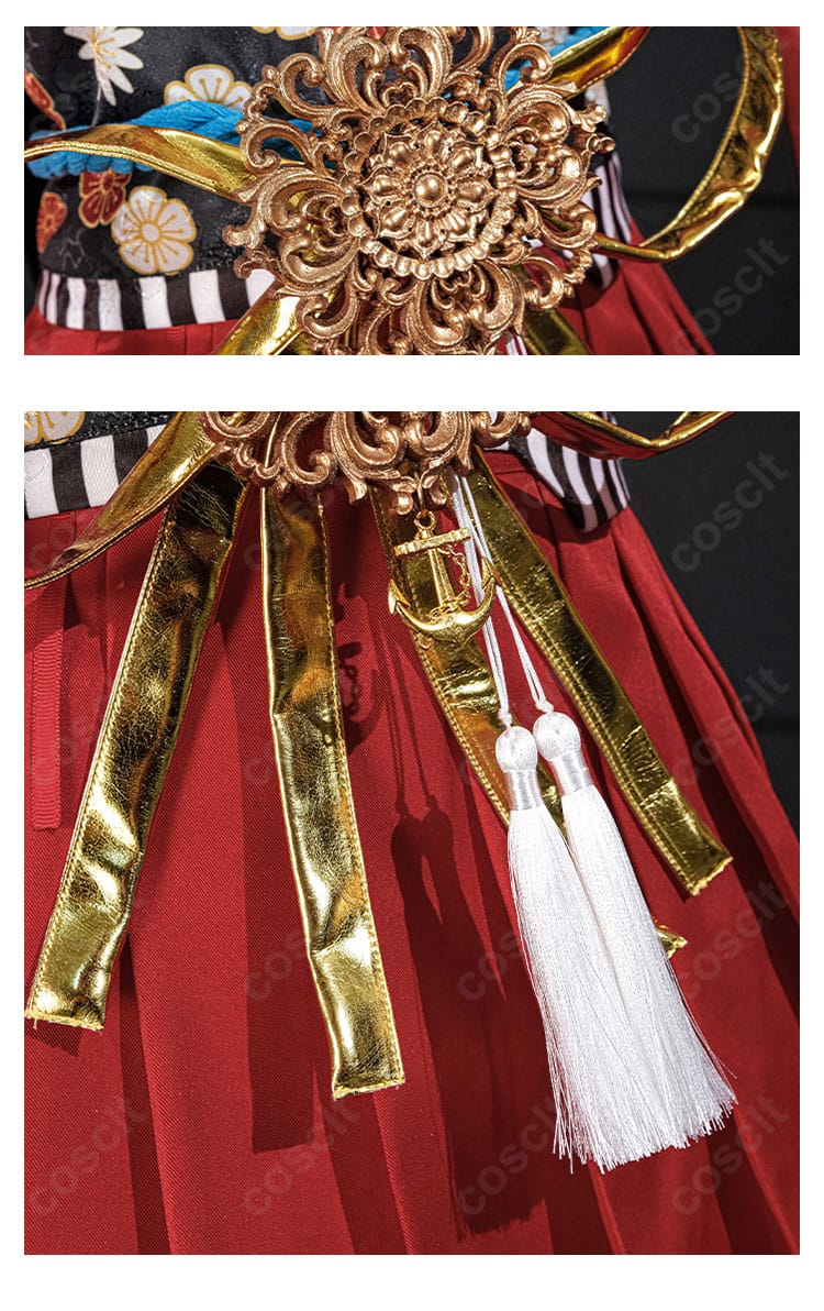 アズールレーン 大鳳 バニーガール コスプレ衣装｜腰部の飾りと細部