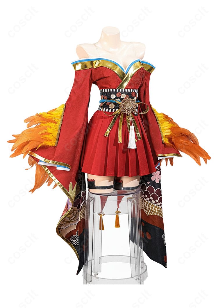 アズールレーン 大鳳 バニーガール コスプレ衣装｜側面から見た衣装のデザイン