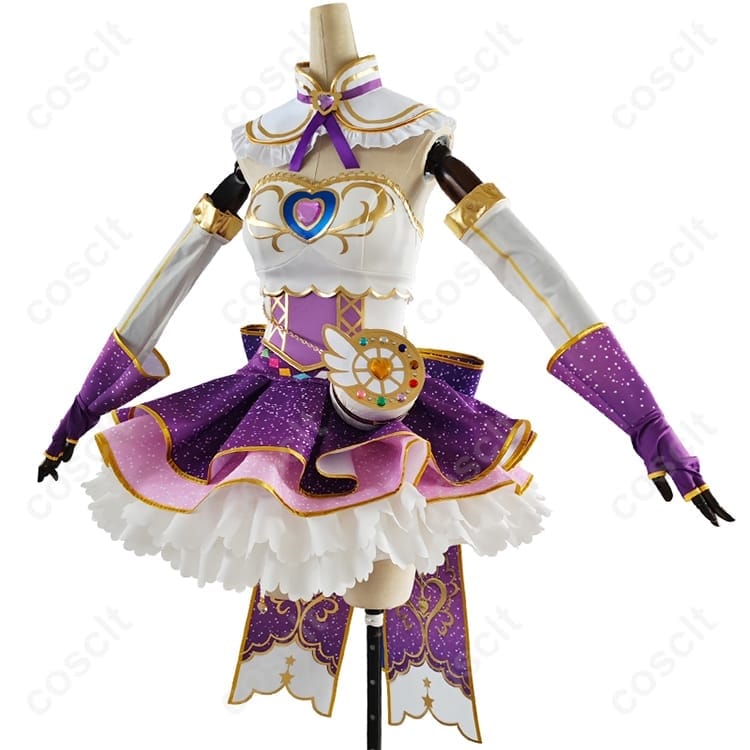 【COSCLT公式】ラブライブ！東條希 お化粧の魔法編「のんちゃんマジカル☆」コスプレ衣装セット / Love Live! Nozomi Tojo 魔法少女風コス衣装 S〜XL - 2枚目の画像