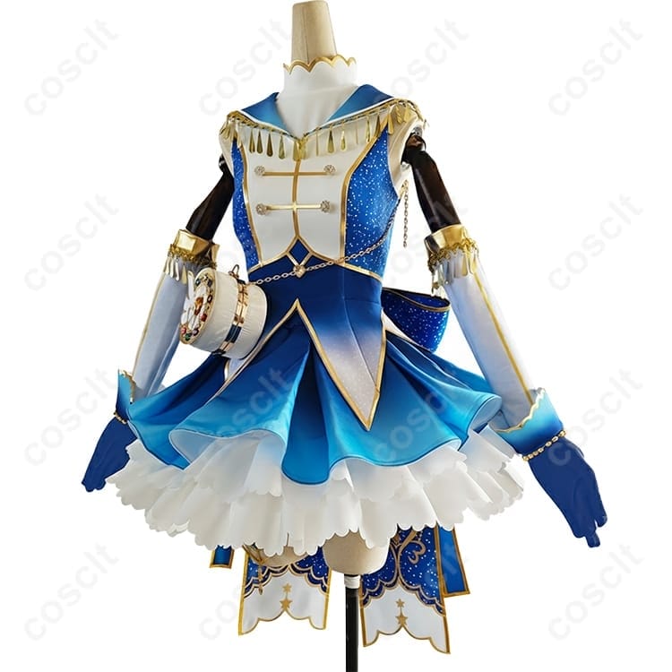 ラブライブ！園田海未 コスプレ衣装｜お化粧の魔法編 もっと綺麗に！上品で可愛いステージ衣装【COSCLT公式】 - 2枚目の画像