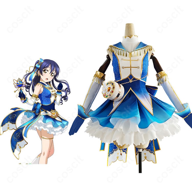 ラブライブ！園田海未「お化粧の魔法編 もっと綺麗に！」キャラクターとコスプレ衣装の全体イメージ｜上品で可愛いステージスタイルをチェック！