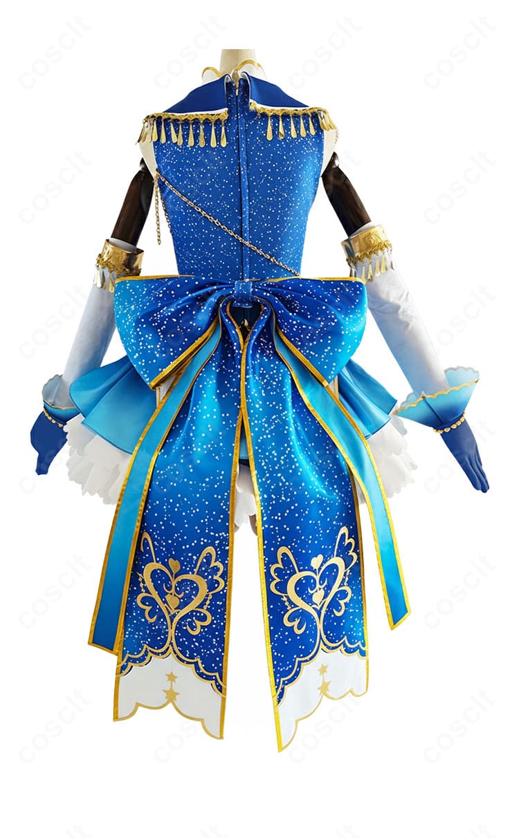 園田海未 お化粧の魔法編 コスプレ衣装 背面図｜リボンや装飾の後ろ姿まで丁寧に再現されたデザイン