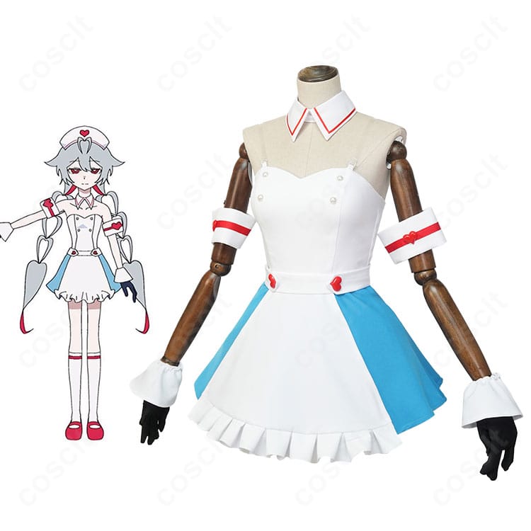 初音ミク 愛属性 コスプレ衣装 キャラクター人物と衣装の全体図｜ピノキオピー楽曲風デザインを再現した可愛いスタイル。イベントや撮影におすすめ。