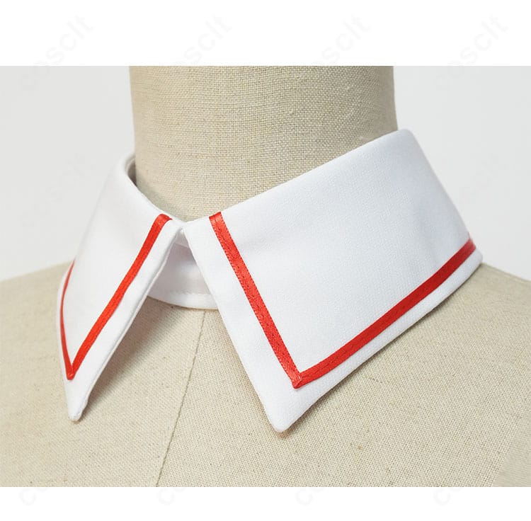 初音ミク 愛属性 コスプレ衣装 背面図｜背中のリボンやラインの装飾が際立つ高再現仕様。後ろ姿まで美しいデザイン。