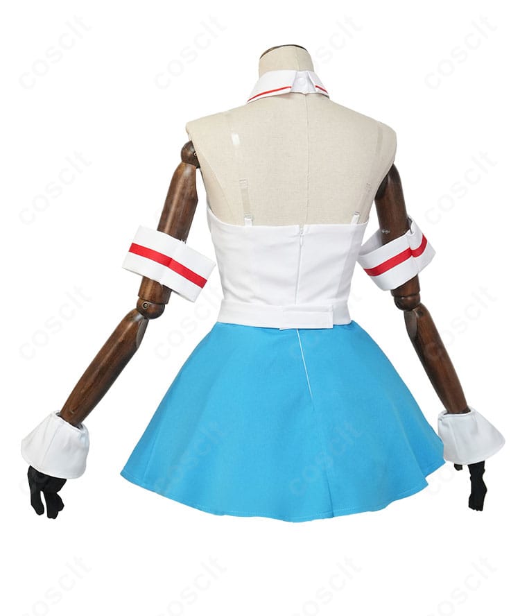 初音ミク 愛属性 コスプレ衣装 側面図｜立体的なシルエットと細部まで丁寧に作られたコスプレ衣装。快適な着心地。