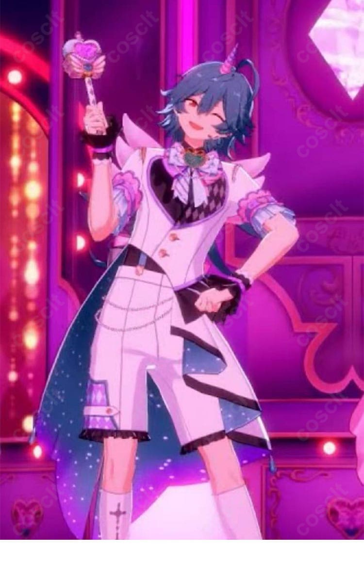 宝丈萊香(ライカ)“ユニコーンの無邪気” コスプレ衣装 正面全身写真|高再現・高品質デザイン【COSCLT公式】