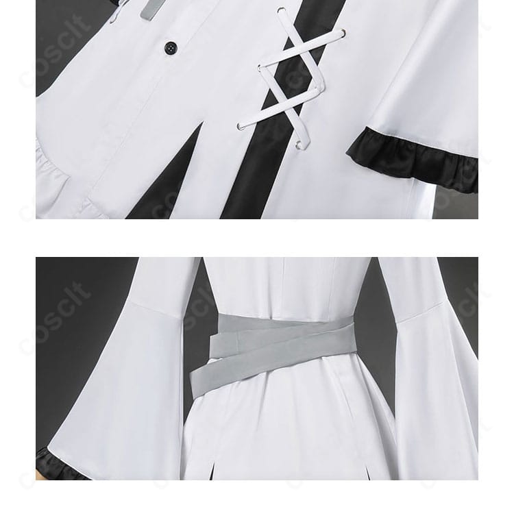 氷上メルル コスプレ衣装 衣裾と腰回りのデザイン詳細｜流れるようなラインが美しい