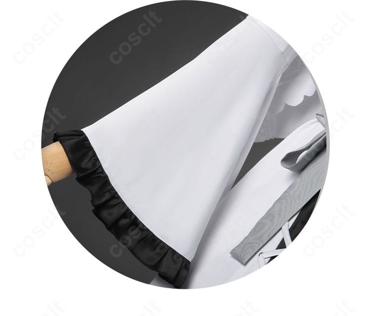 氷上メルル コスプレ衣装 袖部分の装飾詳細｜柔らかな動きが再現できる仕上がり