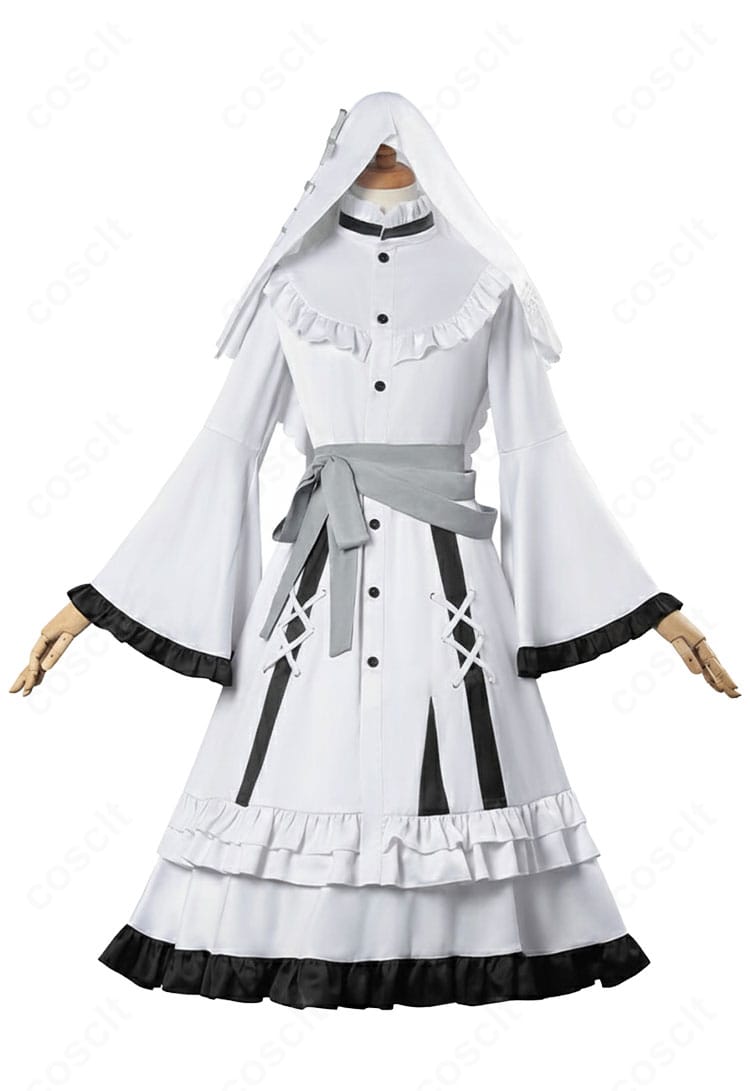 氷上メルル コスプレ衣装 正面全体図｜魔法少女ノ魔女裁判 公式風デザイン