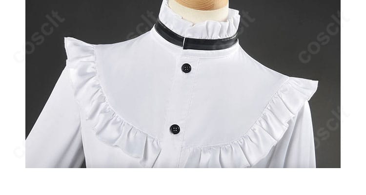 氷上メルル コスプレ衣装 衣襟の装飾アップ｜繊細なデザインと素材感をチェック