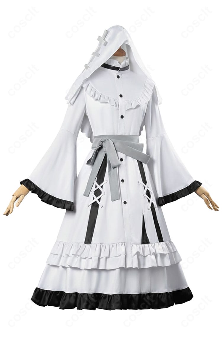 氷上メルル コスプレ衣装 側面スタイル｜立体感あるシルエットと上品な仕立て