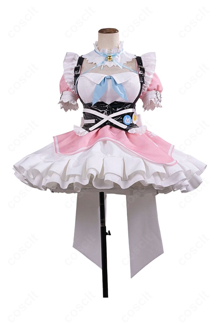 結城さくな 猫メイド コスプレ衣装 正面フルセット画像