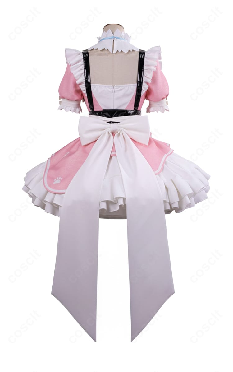 結城さくな 猫メイド コスプレ衣装 背面デザイン詳細画像