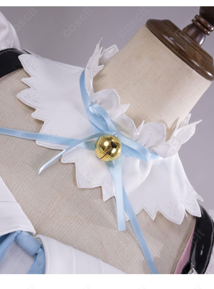 結城さくな 猫メイド コスプレ衣装 首元つけ襟・頸飾りディテール