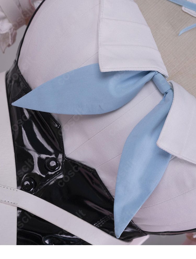 結城さくな 猫メイド コスプレ衣装 衣領レース・縁取り細部