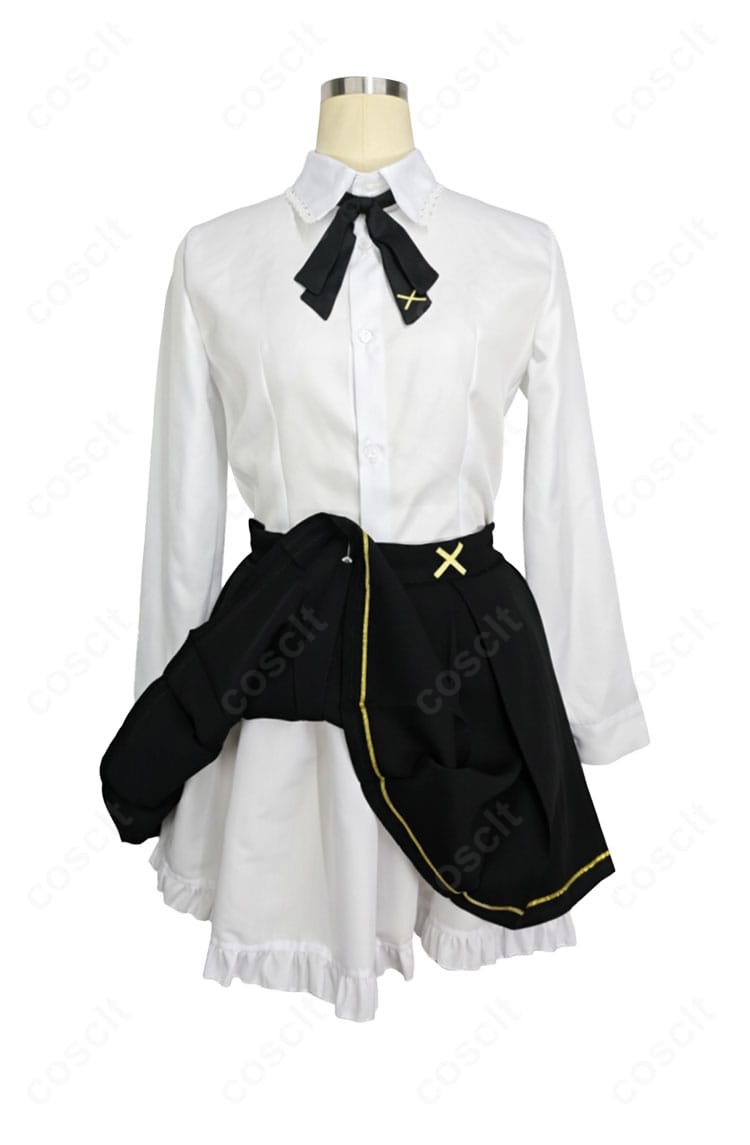 ブルアカ 衣斐レナ 衣装 スカート裾デザイン｜柄・ステッチ・ドレープの質感が伝わるディテール