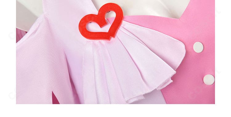 スティルインラブ コスプレ 衣装胸飾りディテール画像｜ステージ衣装のポイント