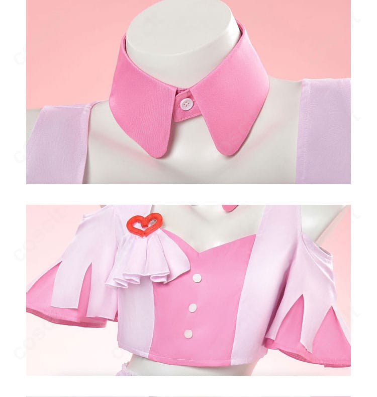 スティルインラブ コスプレ 衣装の襟元装飾ディテール画像｜精巧なつけ襟デザイン