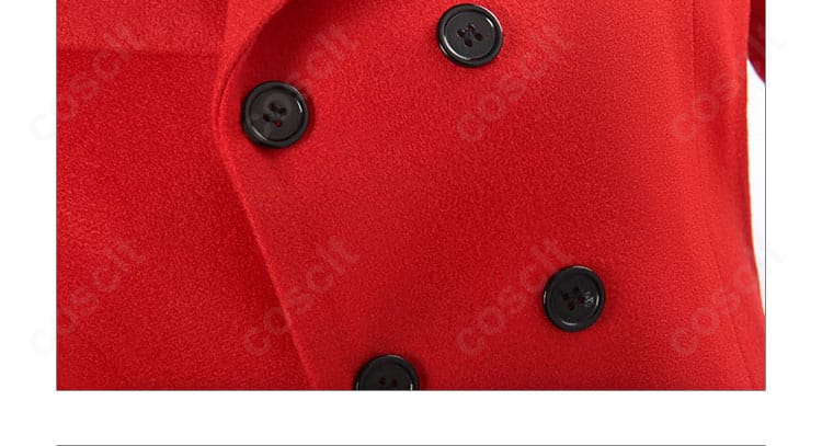 衣装ボタン装飾ディテール｜アスカ コスプレ フロントボタン細部