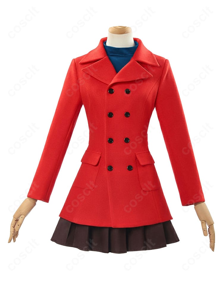 コスプレ衣装 正面写真｜アスカ コミック版コート姿 コート・スカート・インナー