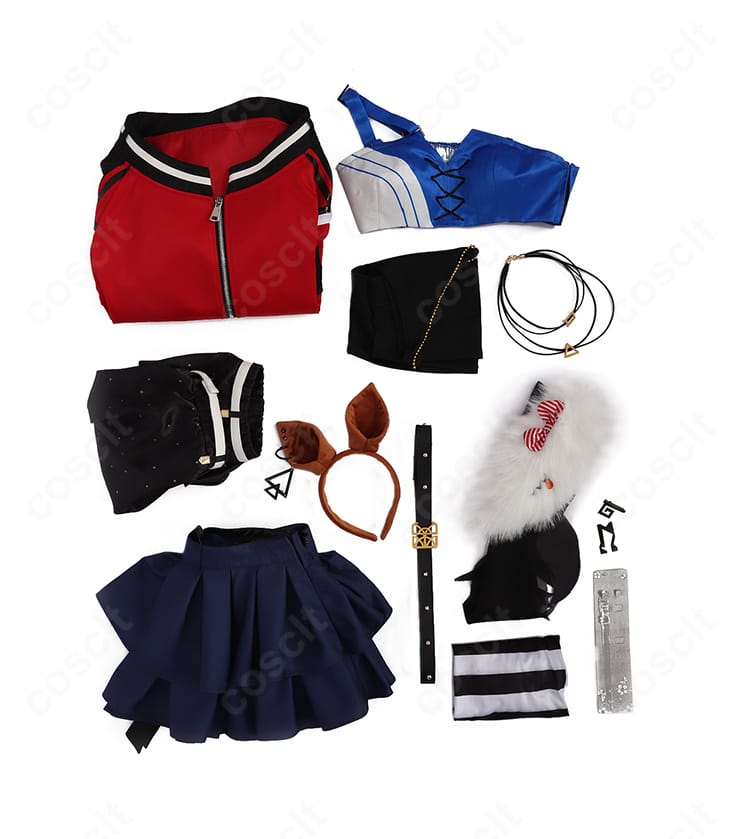 ウマ娘 エスポワールシチー 勝負服コスプレ衣装 フルセット内容展示 小物付きで安心