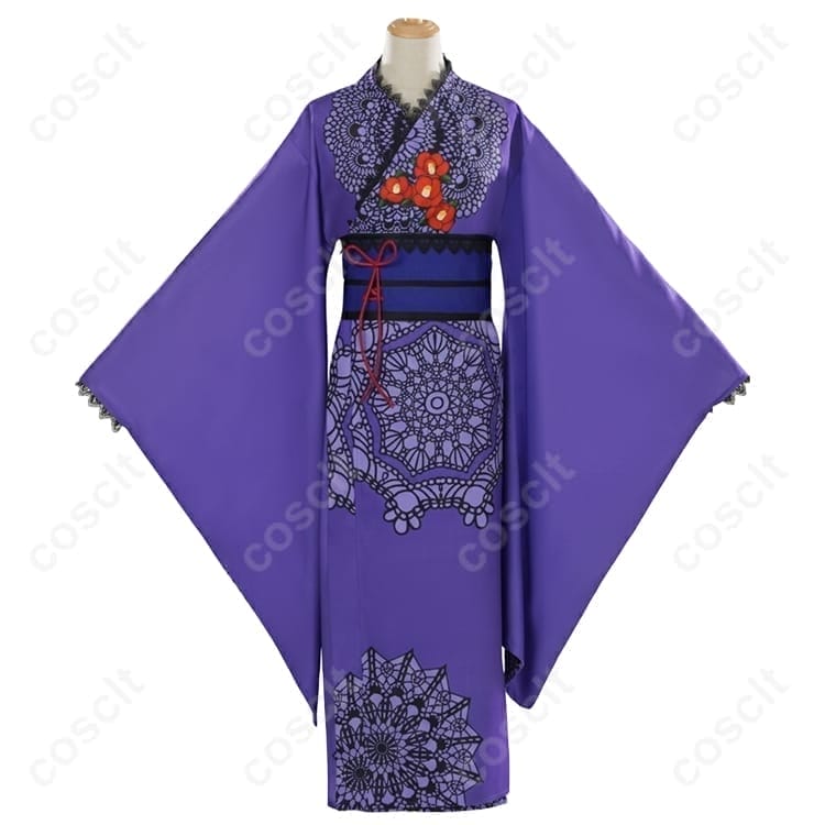 アイカツ！ 藤堂ユリカ 和の心・ダーク コスプレ浴衣｜高再現・和風ゴシック【COSCLT】 - 1枚目の画像