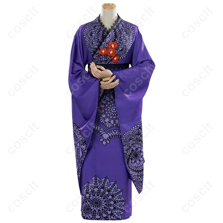 アイカツ！ 藤堂ユリカ 和の心・ダーク コスプレ浴衣｜高再現・和風ゴシック【COSCLT】 - 3枚目の画像