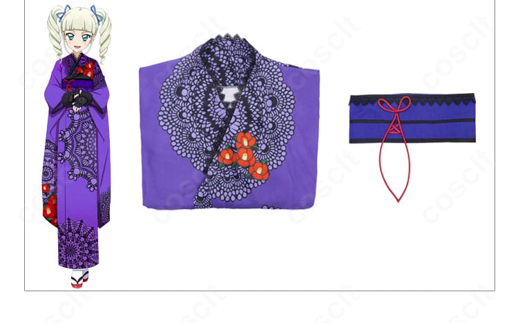 和の心・ダーク コスプレ衣装 セット内容一式展示画像