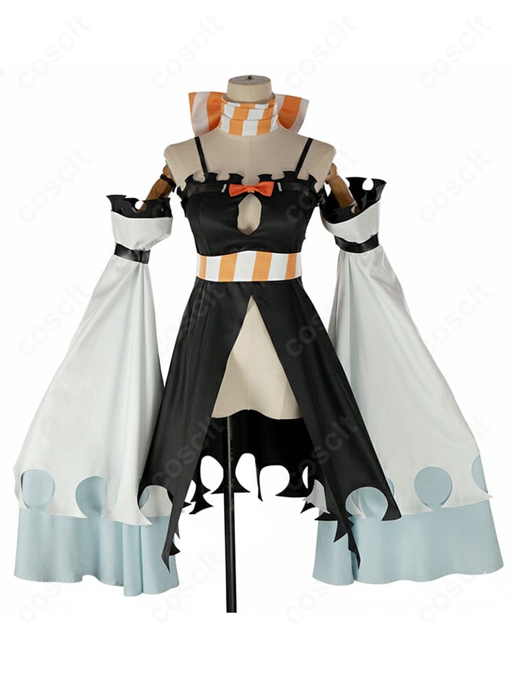 ガチアクタ アモ・エンプール コスプレ衣装 正面ビュー｜ワンピースと帯の細部再現