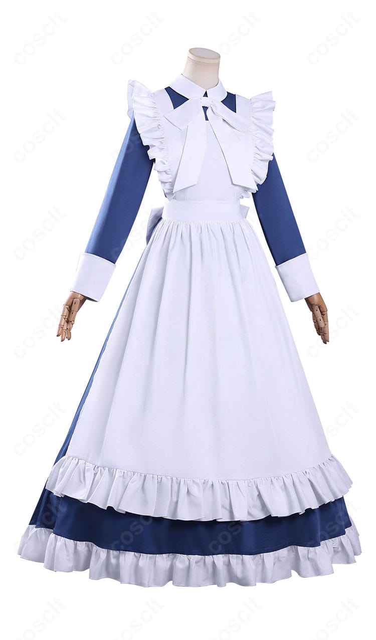 機械じかけのマリー マリー メイド服コスプレ衣装 側面アングル